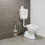 Waterproof Solid Wood Bathroom Towel Rack Wall Mounted Shelf-5 7