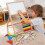 Kinder Abakus aus Holz, doppelseitig, magnetisch, Whiteboard,-B 5