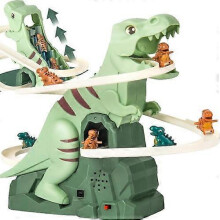 (3 Dinosaurs) Dinosaur Climbing Slide Toy,Electric Dinosaur Climbing Stairs Toy,Stair Climber