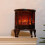 Electric fireplace stove with flame effect and LED night 3