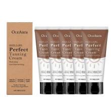 (5PCS) 1-5x Self-Tanning Lotion for Body, Outdoor Sun-Free Tanning for Wheatish Skin with Moisturizing and Glowing Care