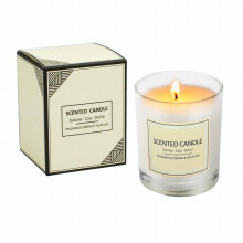 Velas aromáticas con mecha de madera de naranjo (paquete de 3)