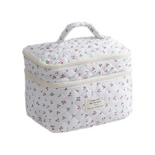 Elegant Printed Makeup Bag With Multiple Compartments-CHE large