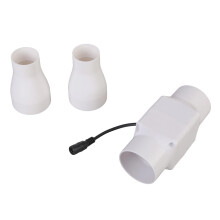 Kompakter 12V 18W PVC-Ventilator mit-32mm