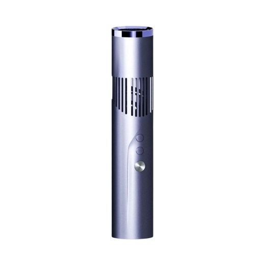 Eleganter Handventilator im Taschenformat mit LED-Anzeige,-Blau