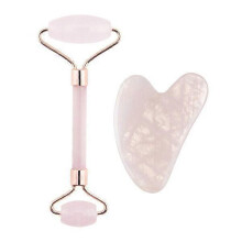 Gua Sha Massager Jade Roller Rose Style Daily Skincare Tool