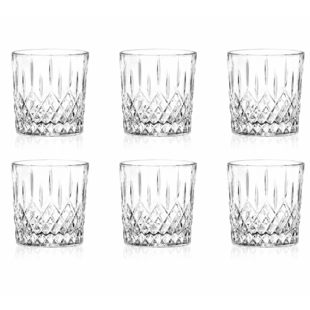 Rackhams Light London Crystal Glass 320Ml Tumblers Set Of 6 - 320Ml - Clear - Glass - Image 4