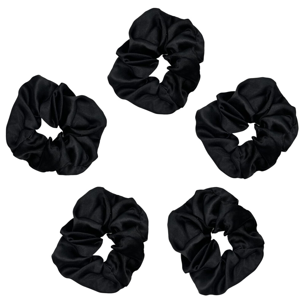 Lltgmv Satin Scrunchies, Softer Than Silk, Hair Scrunchies For Frizz Prevention, Satin Hair Ties For Breakage Prevention And Gentle Style Preservation