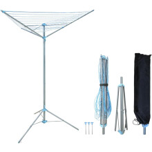 3 Arm Rotary Washing Line | 16m Compact Steel Airer