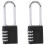 Outdoor Padlock 2-Pack Waterproof with Resettable 4-Digit Combination Lock 1