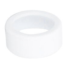Siliconen ringhoes voor ring 3, krasbestendig, huidvriendelijk, elastisch, beschermhoes, wit, maat M voor ringmaten 11, 12 en 13.