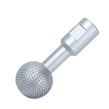 Rotatievijl, bolvormige roterende frees, slijpkop van koolstofstaal, houtsnijboor voor haakse slijper, zilverkleurig, 14 mm, voor types 100