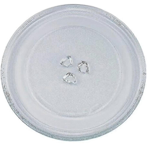 Plato giratorio universal de vidrio para microondas de 24,5 centímetros