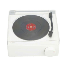 Professionele platenspeler, klassiek, vintage, 3 afspeelmodi, Bluetooth 5.3, draaitafel met wekkerfunctie voor thuis en op reis