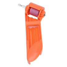 Tragbarer Bohrer-Schärfer, Handbohrmaschinen-Schärfgerät, Schleifscheibe, Werkzeug für Bohrer 2,0–12,5 mm, Orange