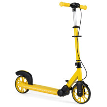 Faltbarer Scooter mit LED-Rädern, höhenverstellbar, gelb