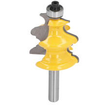 Picture Frame Router Bit Carbon Steel Alloy Door Molding Woodworking Cutter 38mm Diameter1/4in