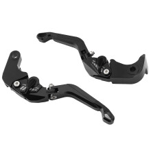 Juego de manetas de freno y embrague ajustables en 6 posiciones para Suzuki GSXR 600/750/1000