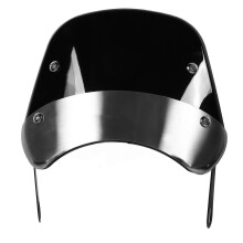 Motorfiets windscherm beschermende winddeflector retro design universeel motoraccessoire zwart