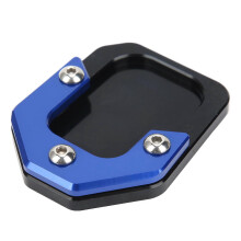 Motorcycle Side Stand Pad Enlarge Plate Kickstand Extension Fit for C400X 2018?2021Blue