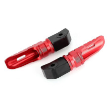 Motorrad-Fußrasten hinten, Bedienelement, vergrößerte Basis, passend für Honda CB125R / CB250R / CB300R / CBR250RR (Rot)