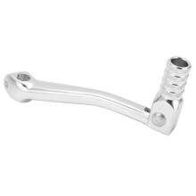 Palanca de arranque para motocicleta, pedal sensible, aluminio CNC, accesorio universal para motocicleta, color plata.