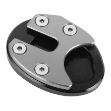 Almohadilla de extensión de soporte lateral ampliadora de soporte de motocicleta apta para SYM MAXSYM TL500 2019-2020Titanio