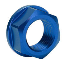 Motorvoorwielasboutmoer M16x1.5, vervanging voor CRF250R/CRF450R/CRF250RX Blauw