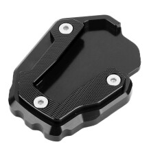 Extension de béquille de moto en alliage d'aluminium, compatible avec CRF1100L Africa Twin 2019-2021, noire.