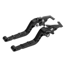 Maneta de embrague y freno para motocicleta, de aleación de aluminio CNC, accesorios universales para motocicleta, color negro.