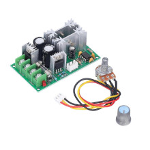 Motordrehzahlregler mit PWM-Elektronikregler, Hochleistungs-Antriebsmodul, DC 10–60 V, 20 A