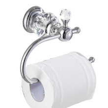 Polished Chrome Crystal Series Brass Toilet Paper Holder-Bathroom Accessory YKY416