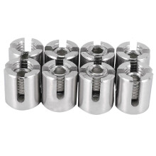 8 Pcs 3mm Stainless Steel Wire Rope Green Wall Trellis Fitting Clip