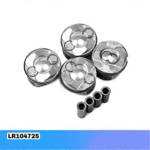LR104725 4Pcs Engine Piston Assembly with Piston Ring Kit for 2.0T AJ200 Turbo Gas 2018+
