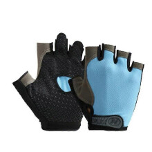 (B Light Blue624) Sports Fitness Half-finger Gloves Hand Protection Non-slip Breathable Cycling Gloves Outdoor Hunting Climbing Gloves M/L/XL