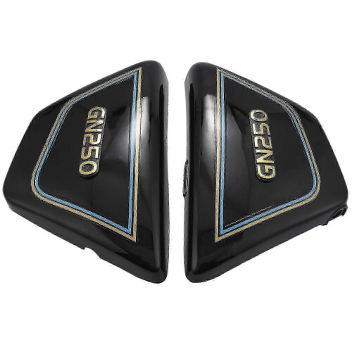Gn 250 Motorcycle Frame Side Covers Panels (1 Pair, Right & Left)