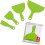 4 Pack Large Flexible Plastic Putty Knife-Paint, Wallpaper & Spackling Scraper Tool 1