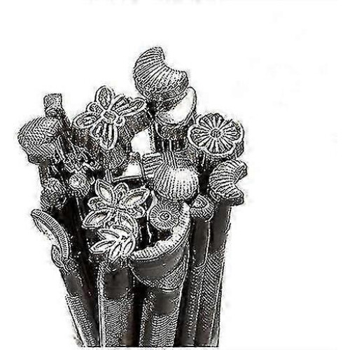 DIY leather craft stamps set-20pcs special shape tooling pads