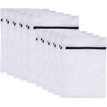 Paquete de 10 bolsas de malla con cremallera para lavar ropa (camisetas y sujetadores)