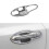 Door handle bowl for XT5 2017-2021 ABS chrome trim 4