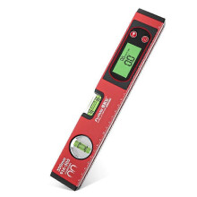 FULIDA 30cm digitale gradenboog, elektronische waterpas 0-90, hellingsmeter met bubbel en magnetische hoekzoeker