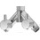 Robinet inverseur en laiton chromé 0619 1