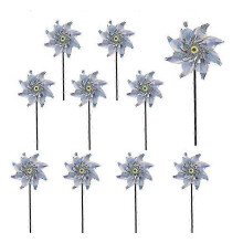 10 Pcs Reflective Windmill Bird Repellent for Garden, Orchard, Yard in Europe