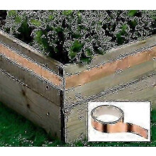 10 mm breites Kupferband gegen Schnecken, 20 m Rolle