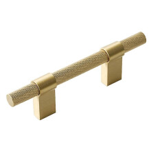 Geriffelter Griff für Geschirrspüler, massives Messing, 188 mm T-Griff