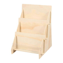 Retail Store 3-Tier Greeting Card, Postcards, Stickers & Photos Display Stand Organizer