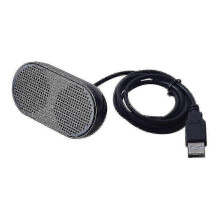 Black USB Mini Stereo Multimedia Speaker for Notebook, Laptop & PC