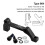 Mountain Bike Disc Brake Adapter: 180/180mm Conversion for Front Fork Frame A/B Column, Seat Style 3 2