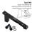 Mountain Bike Disc Brake Adapter: 180/180mm Conversion for Front Fork Frame A/B Column, Seat Style 3 5