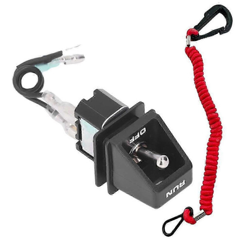 Side mounted remote control for Mercury marine motor flameout switch